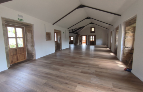 estancia grande del rectoral, suelo de madera